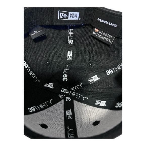 Harley Davidson New Era 39Thirty black hat - Picture 5 of 7